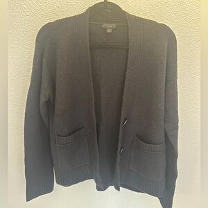 J Crew Black Cardigan Medium